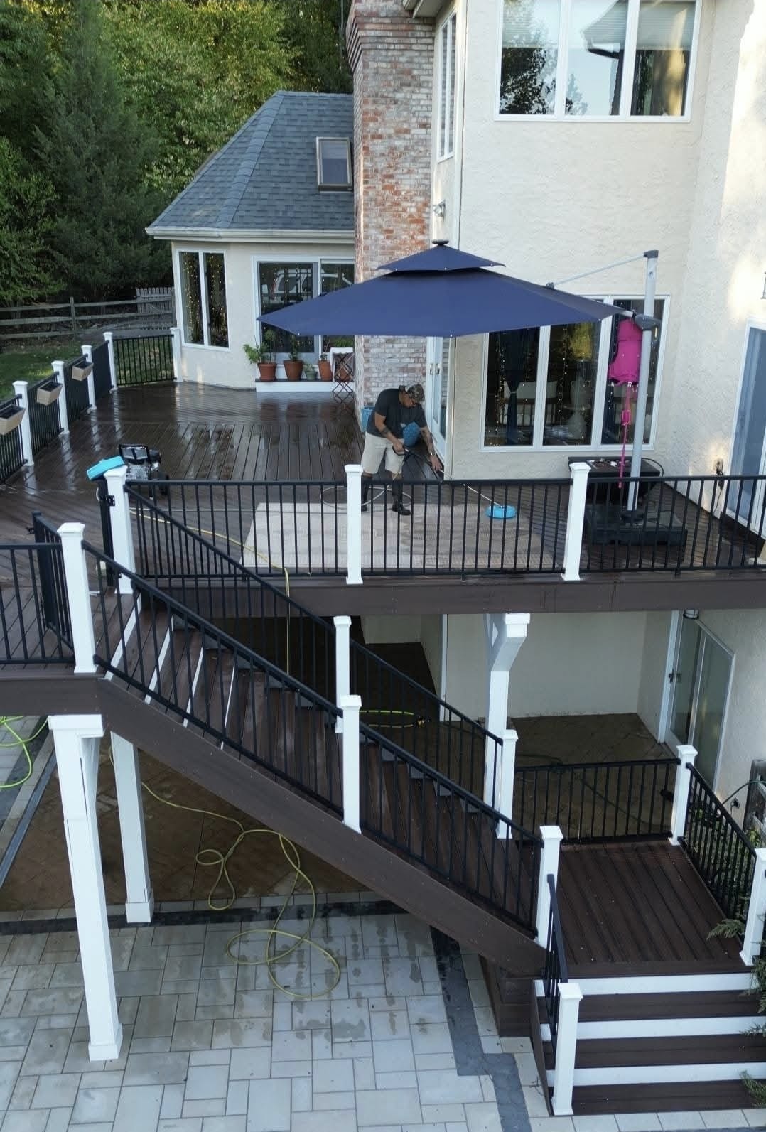 Deck Power Wash